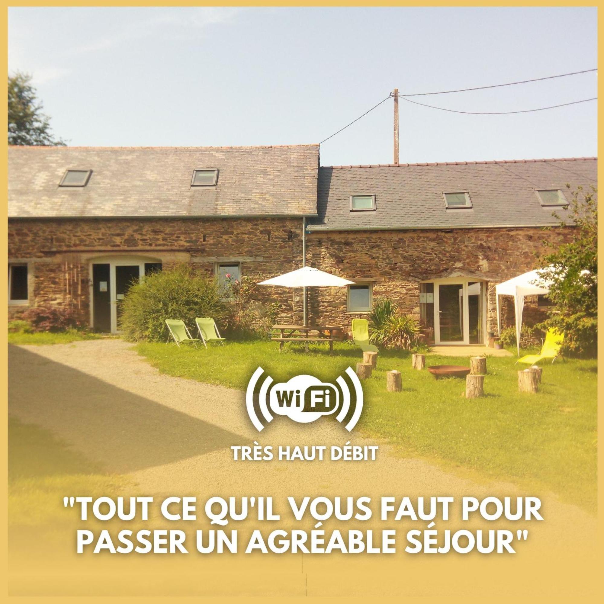 Le Jardin Enchanteur, Chaleureuse Maison D'Hotes Eco-Responsable, Calme Et Accueillante Lopérec Exteriör bild